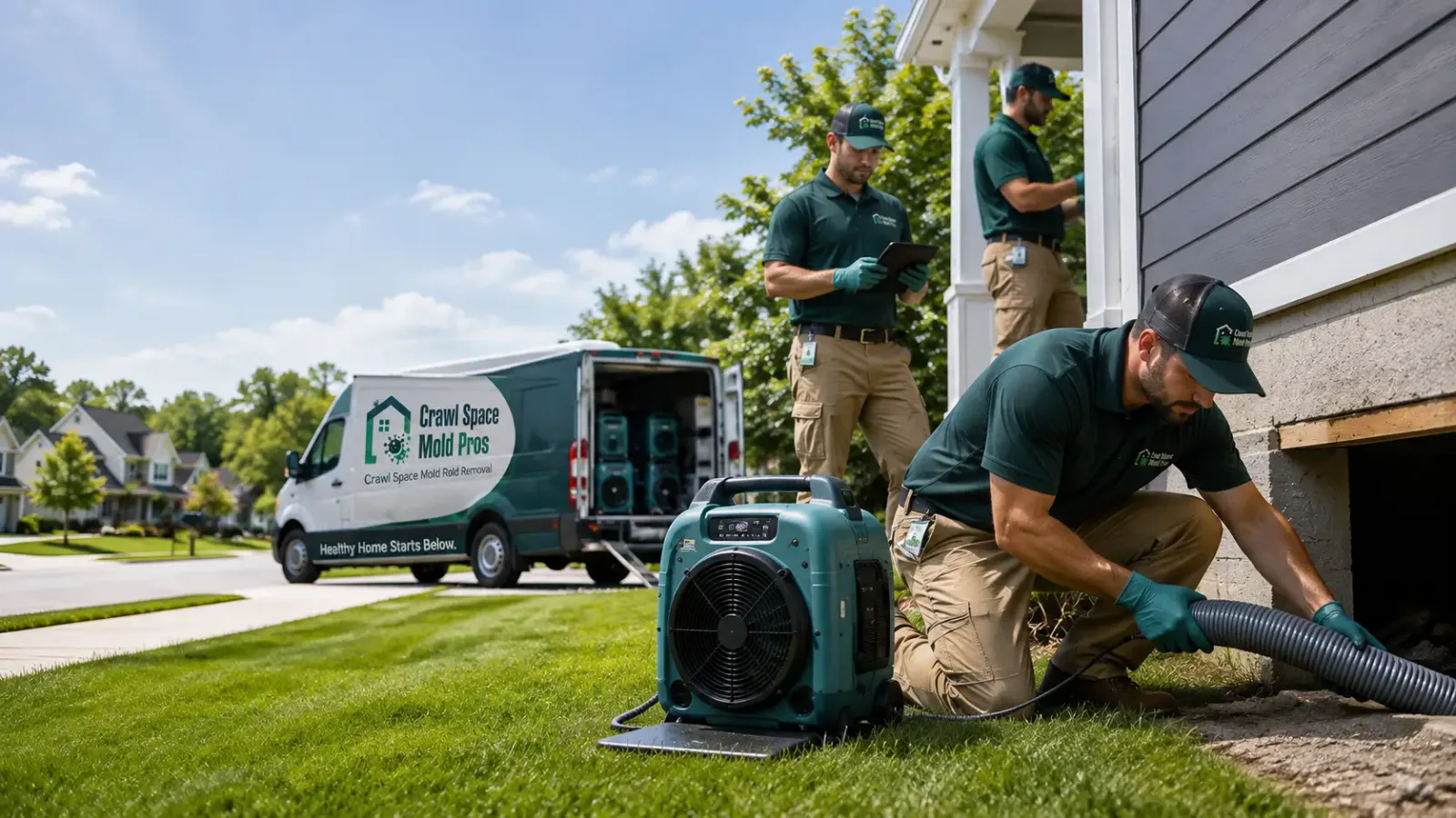 Crawl Space Mold Removal in Beaverdam, OH